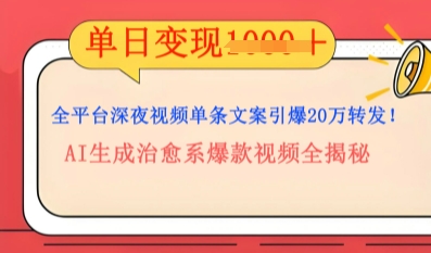 全平台深夜文案新风口：DeepSeek生成百万播放量金句，治愈系内容涨粉速度快4倍-青枫传媒