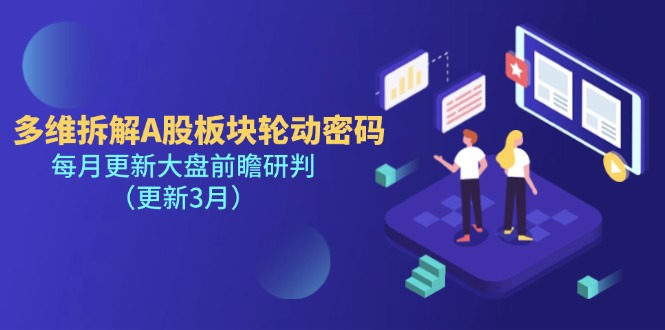 (14213期)多维拆解A股板块轮动密码,每月更新大盘前瞻研判(更新3月)-青枫传媒